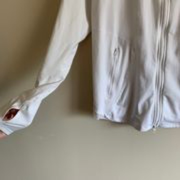 White Athletic Jacket - Picture 3 of 5